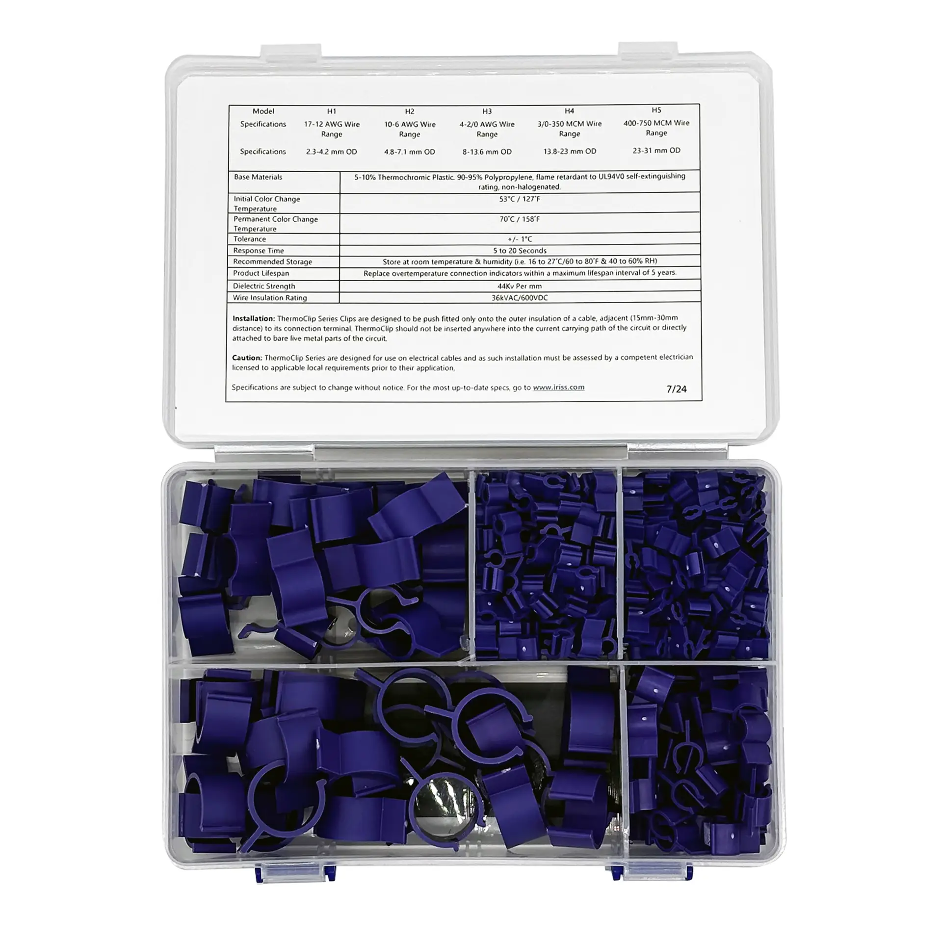 IRISS Safe-Connect TSK-2 Service Kit – Thermo Clips